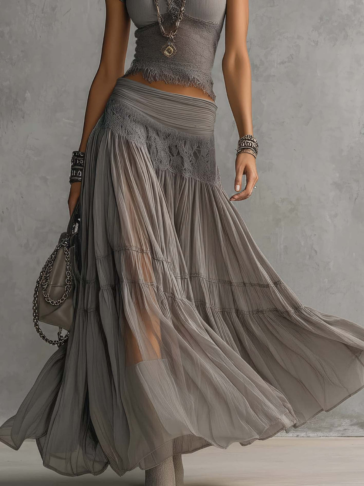 Katerina – Zračni Boho Couture Set