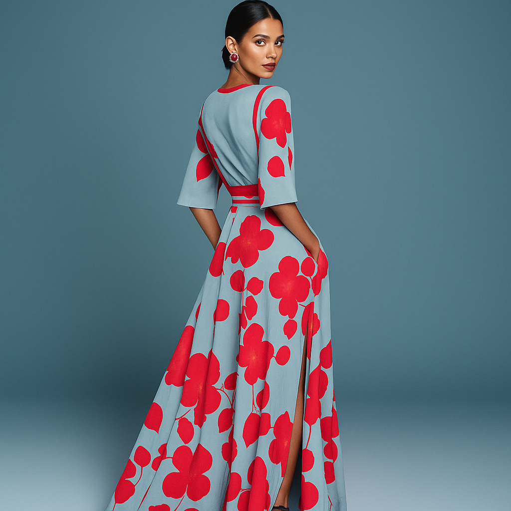 Layla™ | Elegantní viskózové šaty
