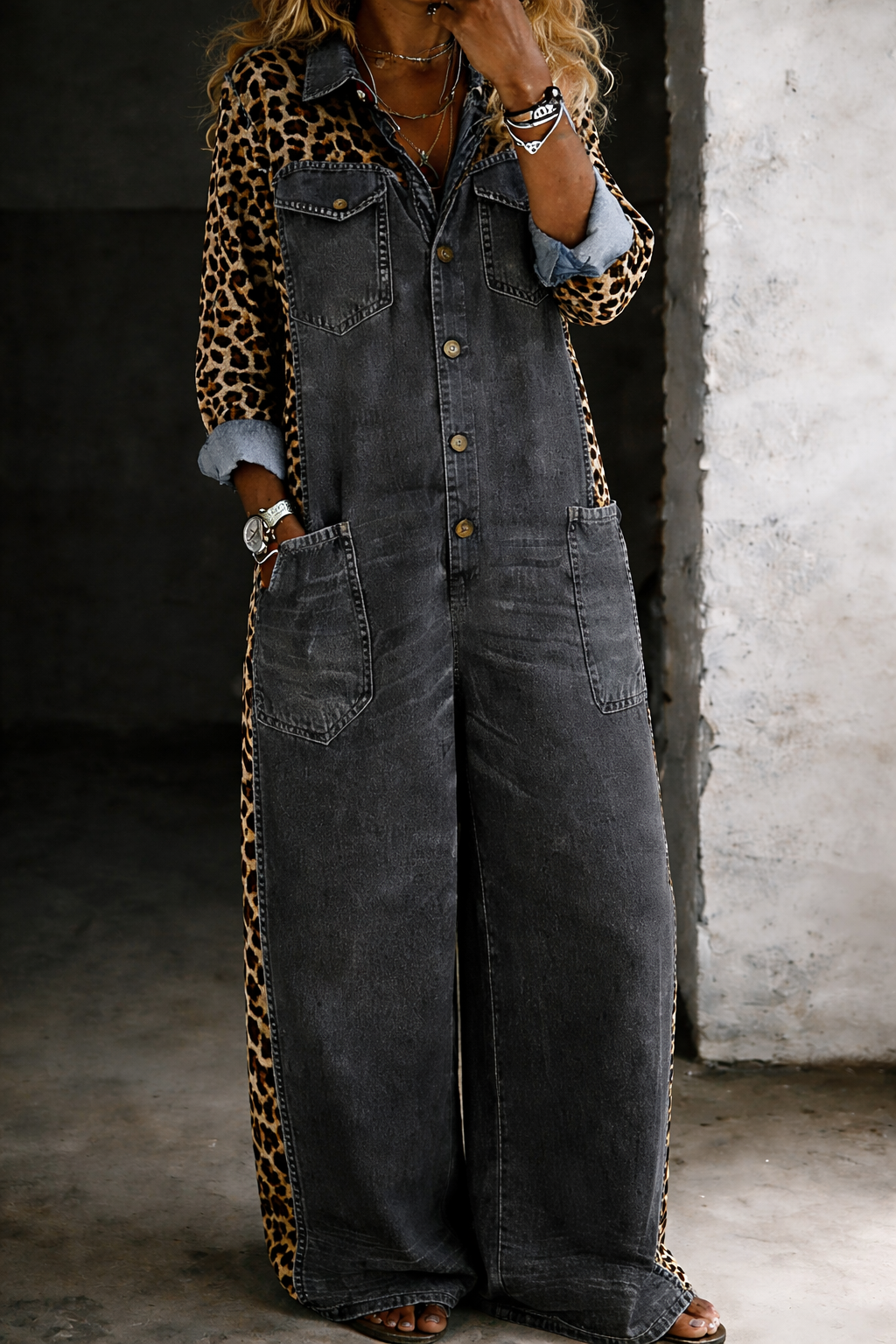 Amanda | Kombinéza z denimu One Piece