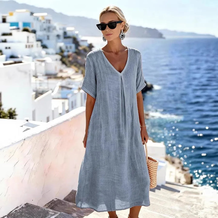 Melina™ | Lagana ljetna haljina s elegantnim lepršavim krojem
