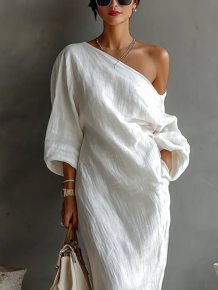 Melissa | Asimetrična maxi haljina, elegantna i lepršava